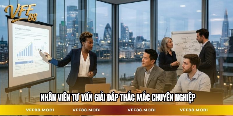 Nhân viên tư vấn giải đáp thắc mắc chuyên nghiệp